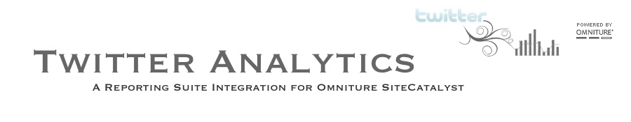 Twitter Analytics A Reporting Suite Integration for Omniture SiteCatalyst